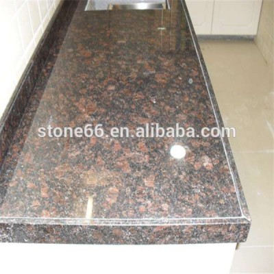 Tan Brown granite in polished honed flamed leather finished antique