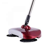 Eco-friendly manual floor cleaning broom magnetic brush push sweeper