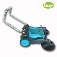 Double brush rotary hand push is efficient floor broom sweeper